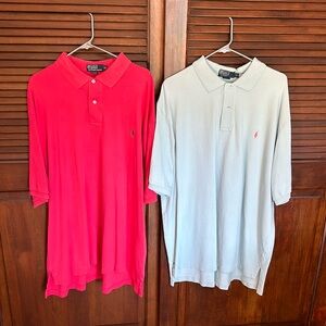 Big and Tall Ralph Lauren polo - tall length, 2 for 1 bundle
